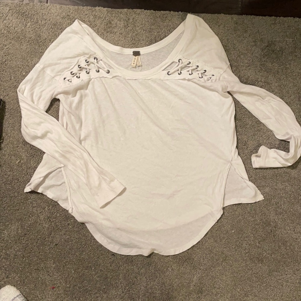 Free People White long sleeve